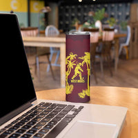 Custom Cricket 2026 West Indies Skinny Tumbler WI Tropical Version