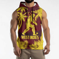 Custom Cricket 2026 West Indies Sleeveless Hoodie WI Tropical Version
