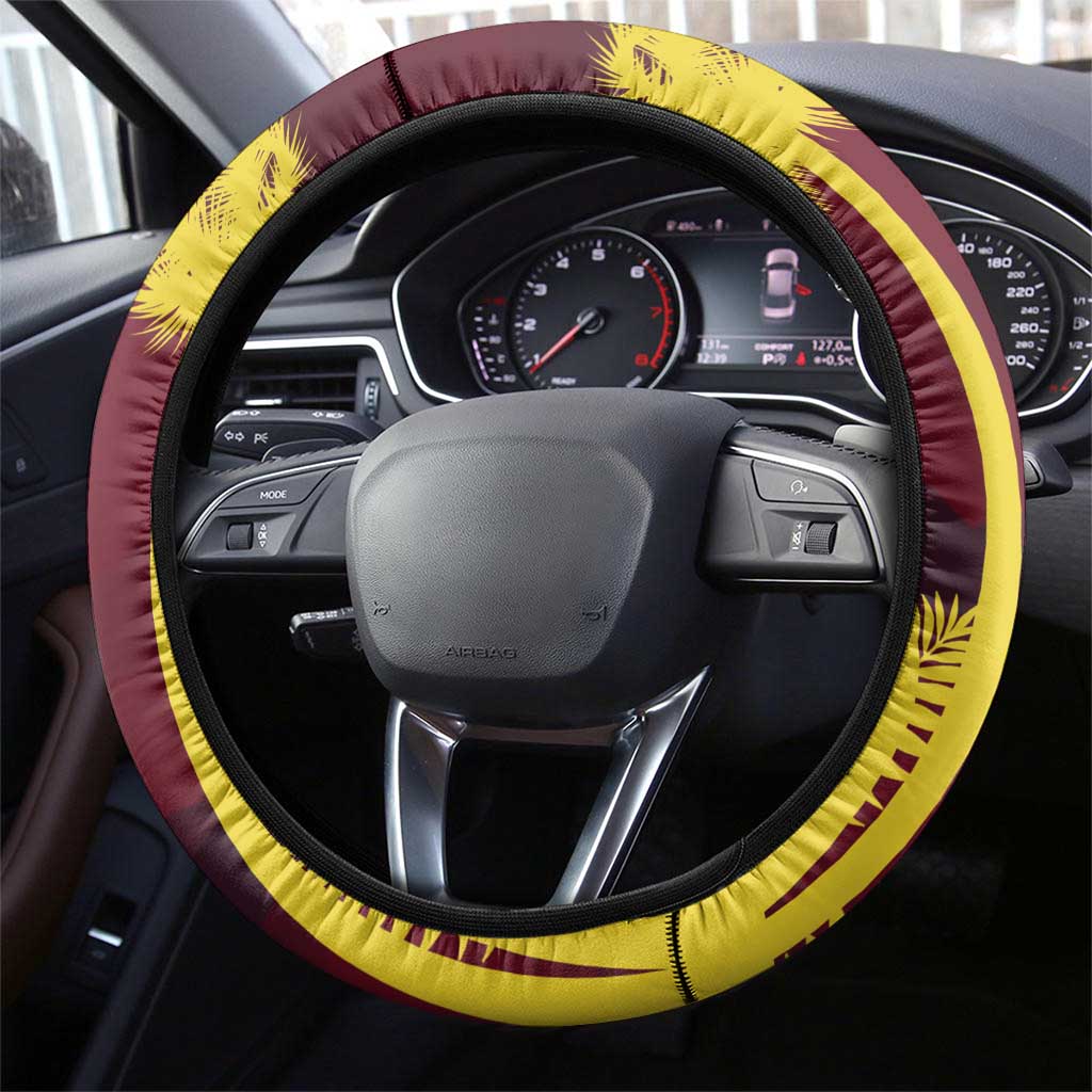 Cricket 2026 West Indies Steering Wheel Cover WI Tropical Version