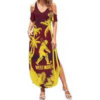 Custom Cricket 2026 West Indies Summer Maxi Dress WI Tropical Version