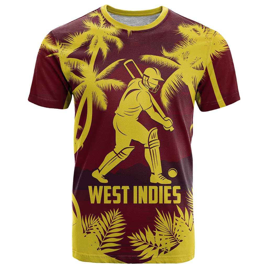 Custom Cricket 2026 West Indies T Shirt WI Tropical Version