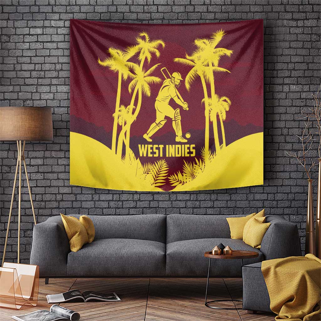 Cricket 2026 West Indies Tapestry WI Tropical Version
