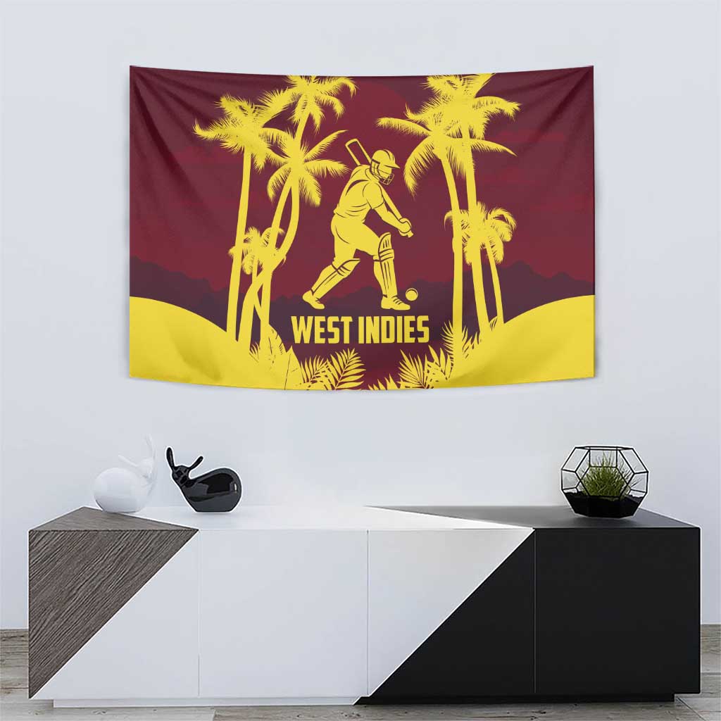 Cricket 2026 West Indies Tapestry WI Tropical Version