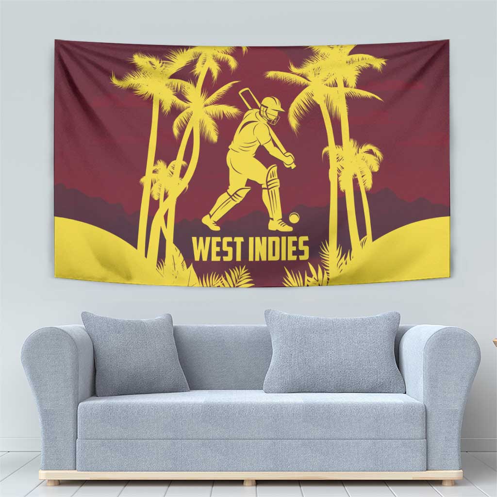 Cricket 2026 West Indies Tapestry WI Tropical Version