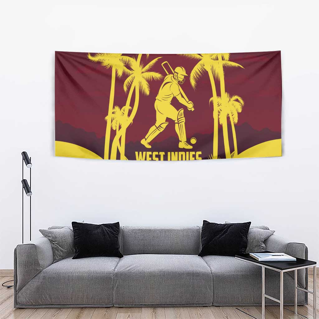 Cricket 2026 West Indies Tapestry WI Tropical Version
