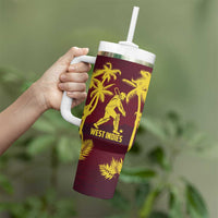 Custom Cricket 2026 West Indies Tumbler With Handle WI Tropical Version
