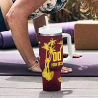Custom Cricket 2026 West Indies Tumbler With Handle WI Tropical Version