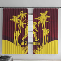 Cricket 2026 West Indies Window Curtain WI Tropical Version