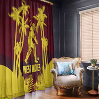 Cricket 2026 West Indies Window Curtain WI Tropical Version