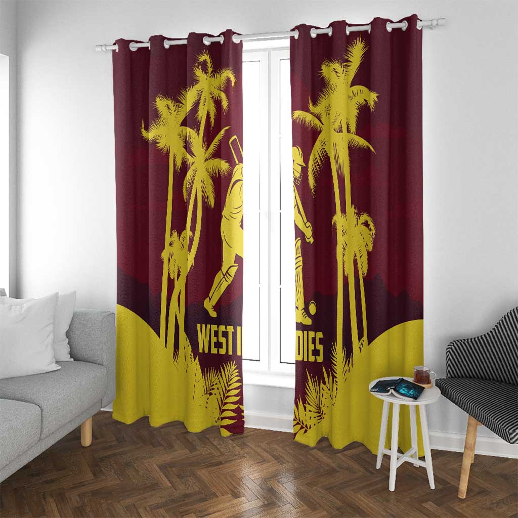 Cricket 2026 West Indies Window Curtain WI Tropical Version
