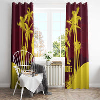 Cricket 2026 West Indies Window Curtain WI Tropical Version