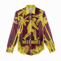 Custom Cricket 2026 West Indies Women Casual Shirt WI Tropical Version