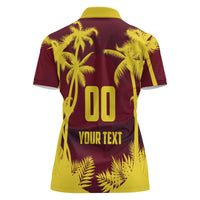 Custom Cricket 2026 West Indies Women Polo Shirt WI Tropical Version