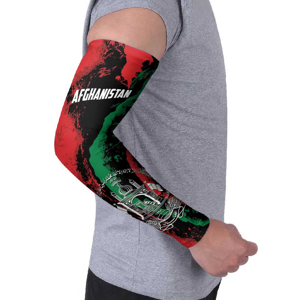 Personalized Afghanistan Arm Sleeves Grunge Style