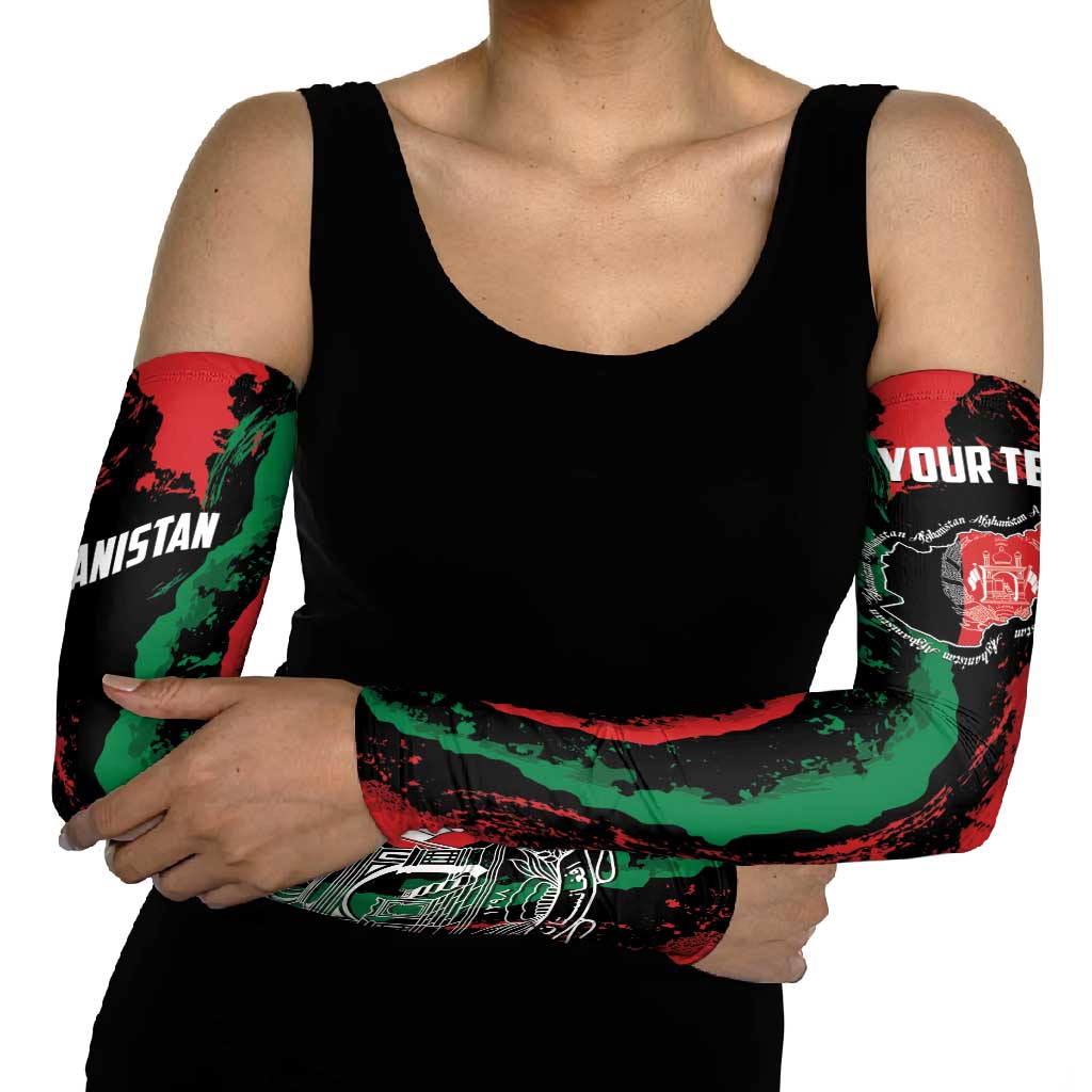 Personalized Afghanistan Arm Sleeves Grunge Style