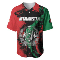 Personalized Afghanistan Baseball Jersey Grunge Style