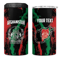 Personalized Afghanistan 4 in 1 Can Cooler Tumbler Grunge Style