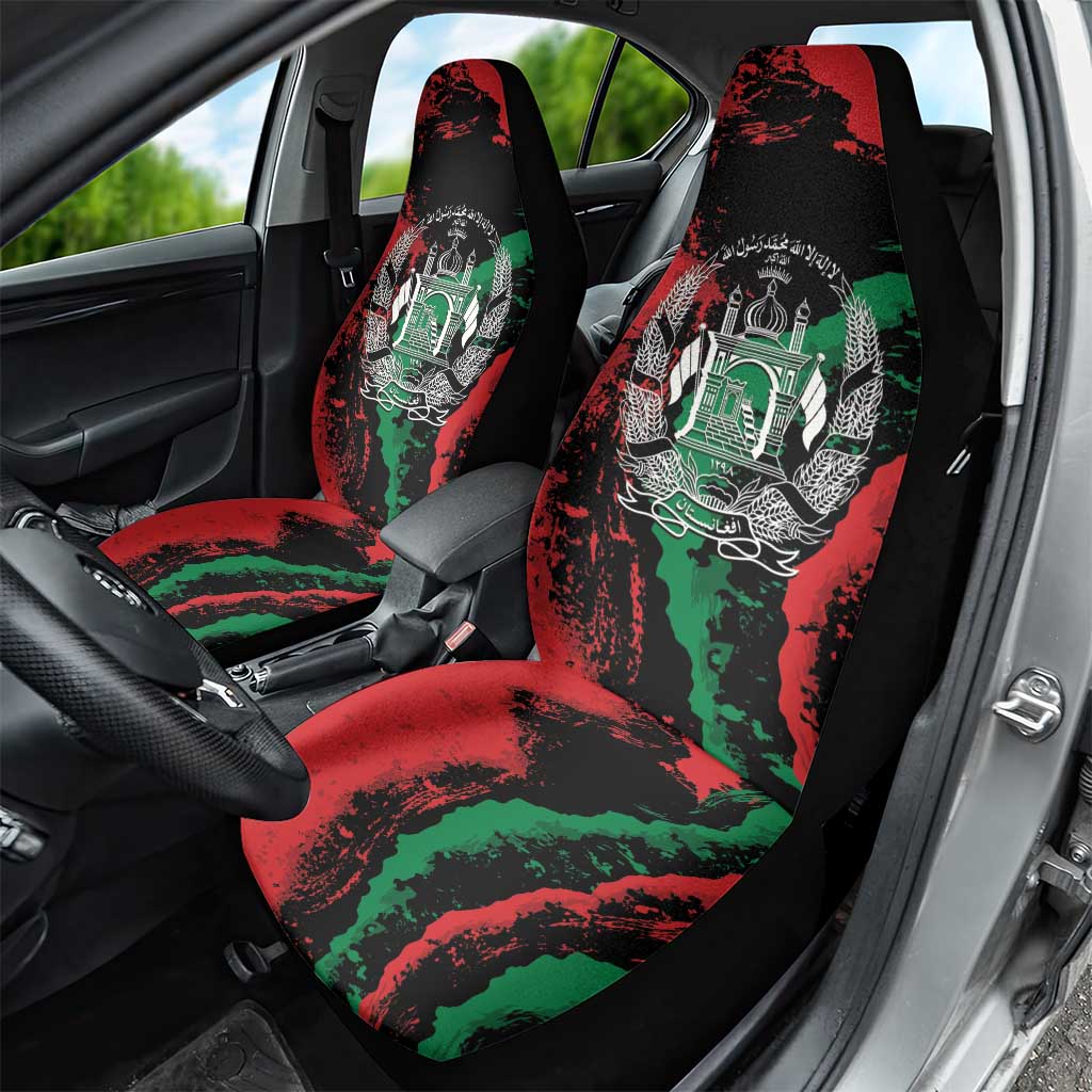 Afghanistan Car Seat Cover Grunge Style