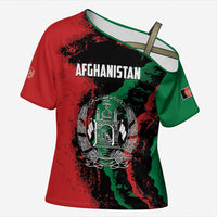 Personalized Afghanistan Cross Shoulder Shirt Grunge Style