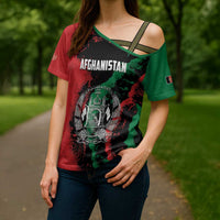 Personalized Afghanistan Cross Shoulder Shirt Grunge Style