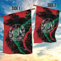 Afghanistan Garden Flag Grunge Style