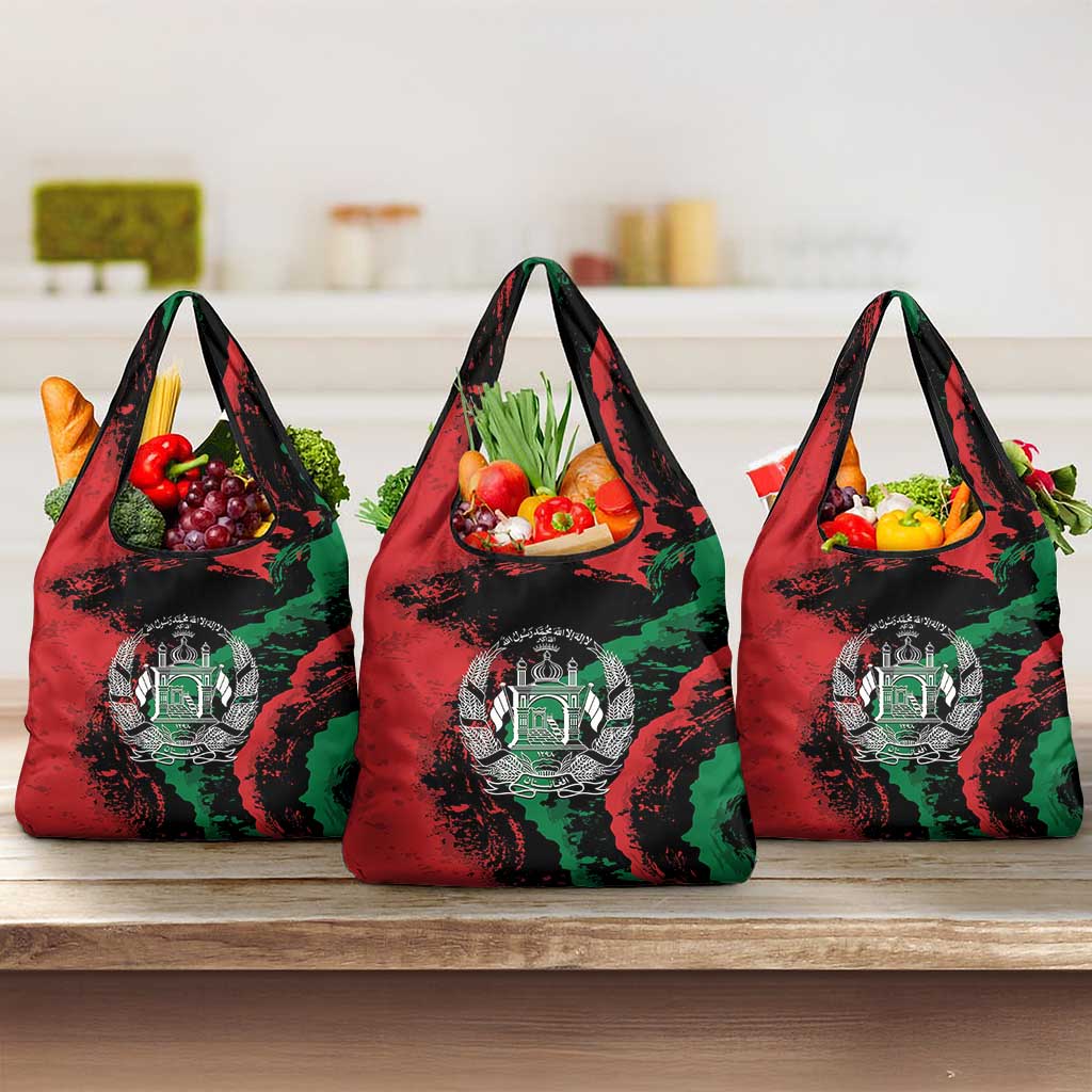 Afghanistan Grocery Bag Grunge Style