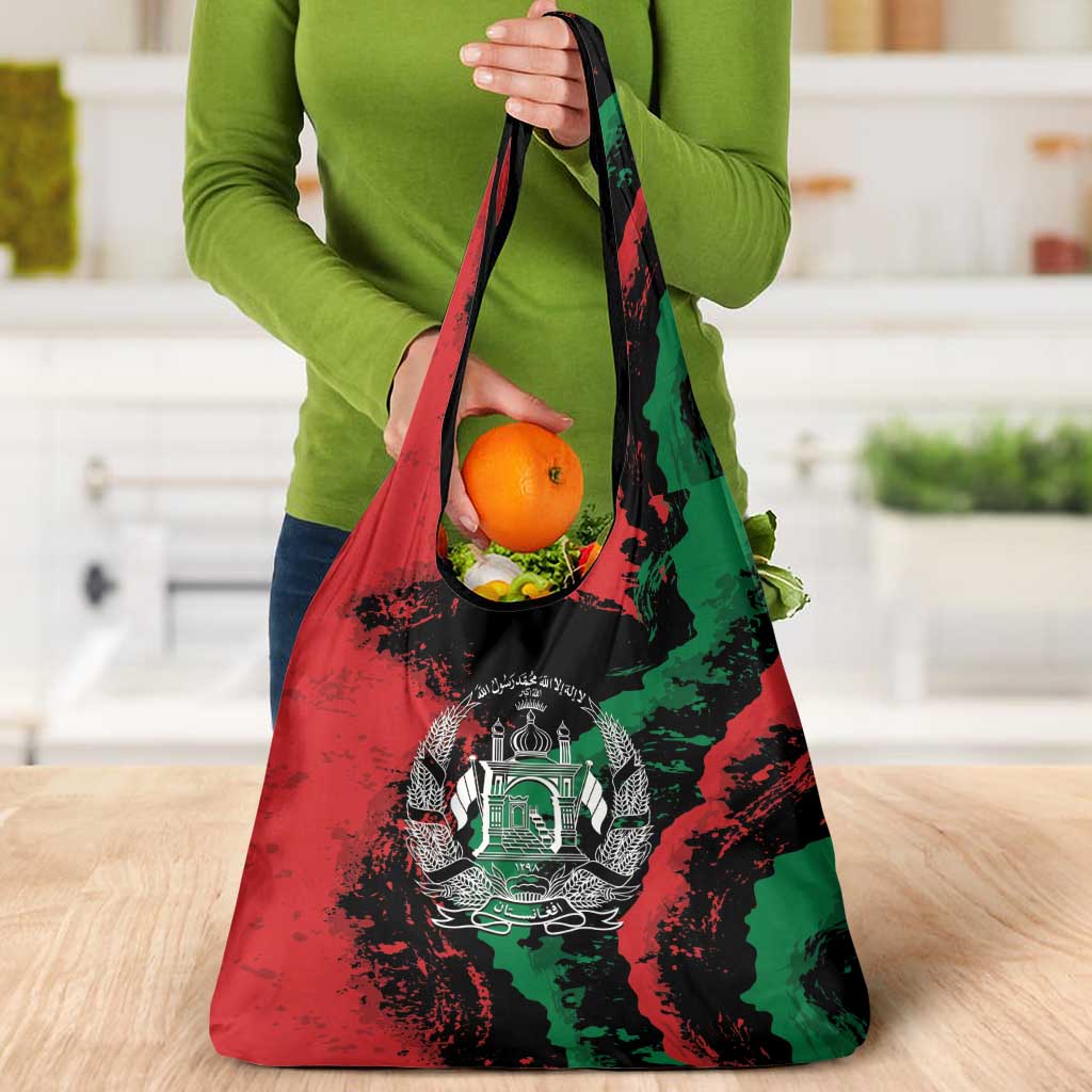 Afghanistan Grocery Bag Grunge Style