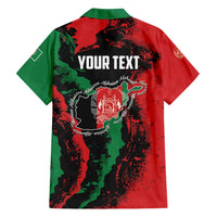 Personalized Afghanistan Hawaiian Shirt Grunge Style