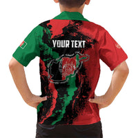Personalized Afghanistan Hawaiian Shirt Grunge Style