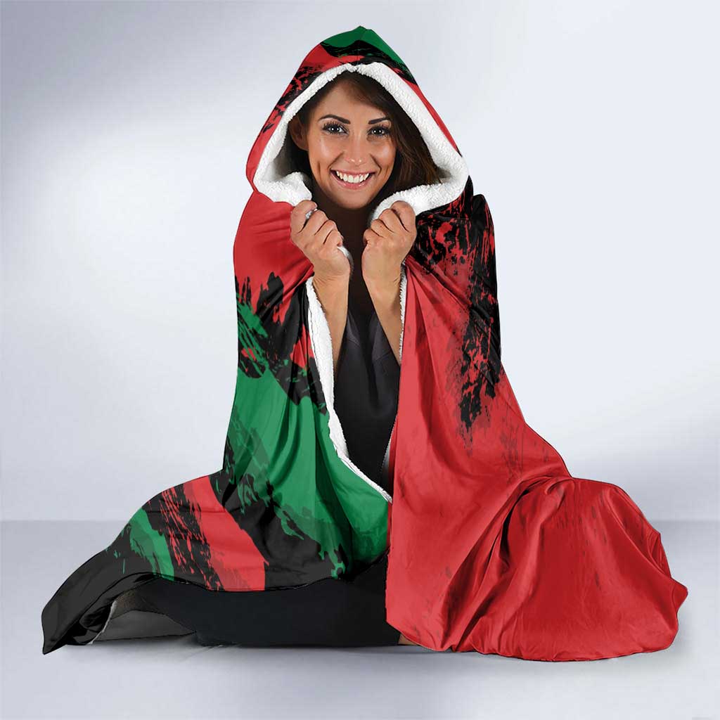 Afghanistan Hooded Blanket Grunge Style