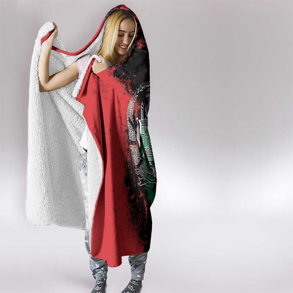 Afghanistan Hooded Blanket Grunge Style