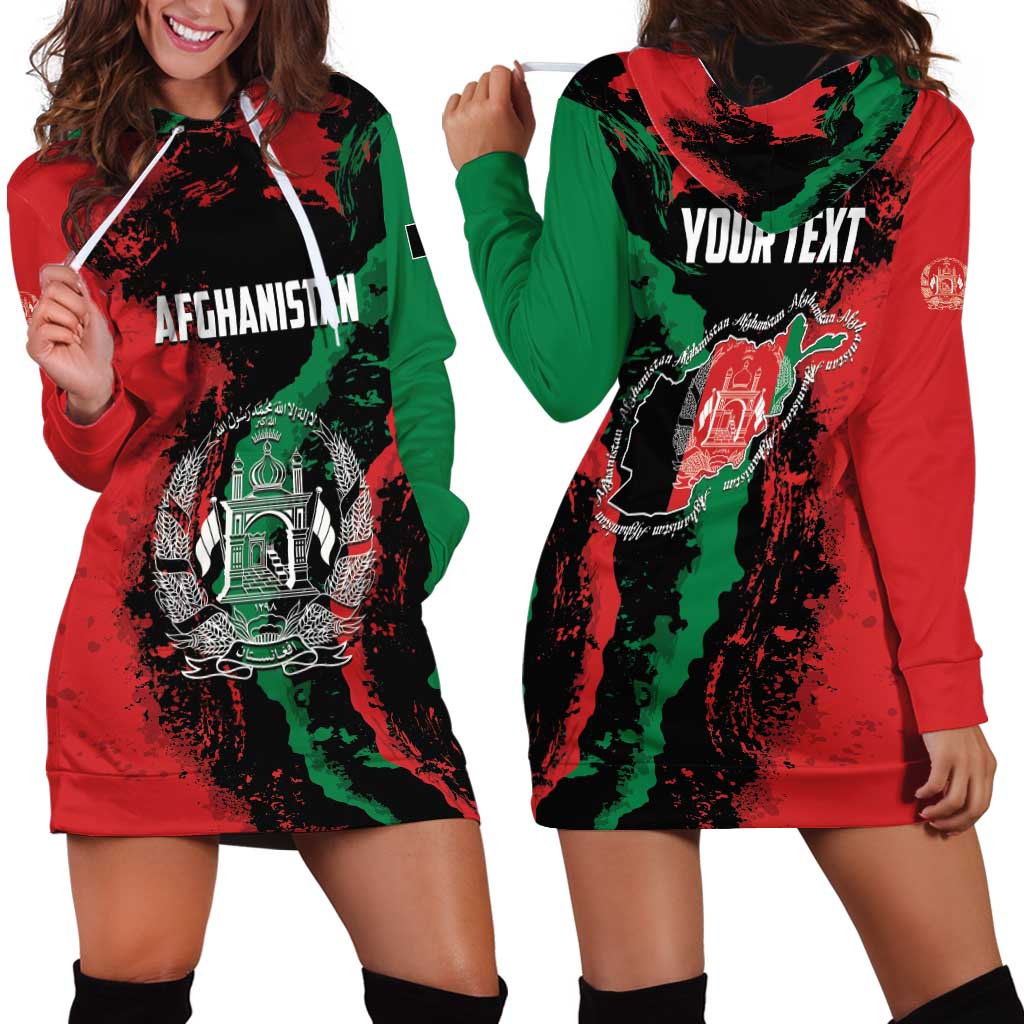 Personalized Afghanistan Hoodie Dress Grunge Style
