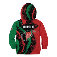 Personalized Afghanistan Kid Hoodie Grunge Style