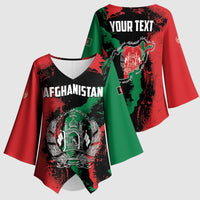 Personalized Afghanistan Kimono Sleeve Blouse Grunge Style