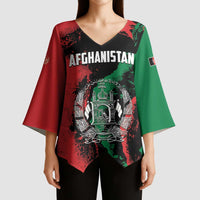 Personalized Afghanistan Kimono Sleeve Blouse Grunge Style