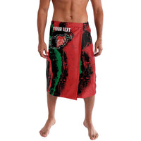 Personalized Afghanistan Lavalava Grunge Style