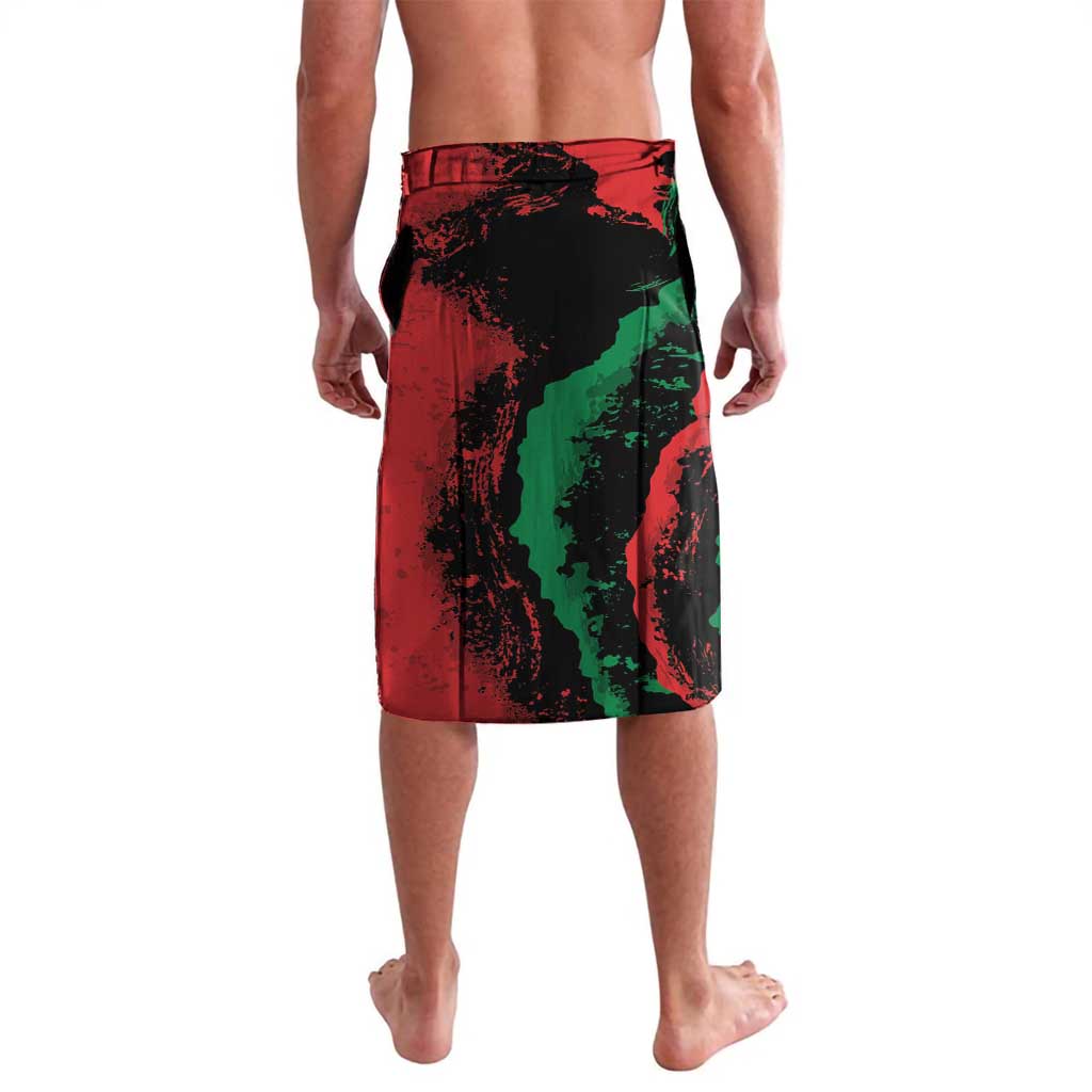 Personalized Afghanistan Lavalava Grunge Style