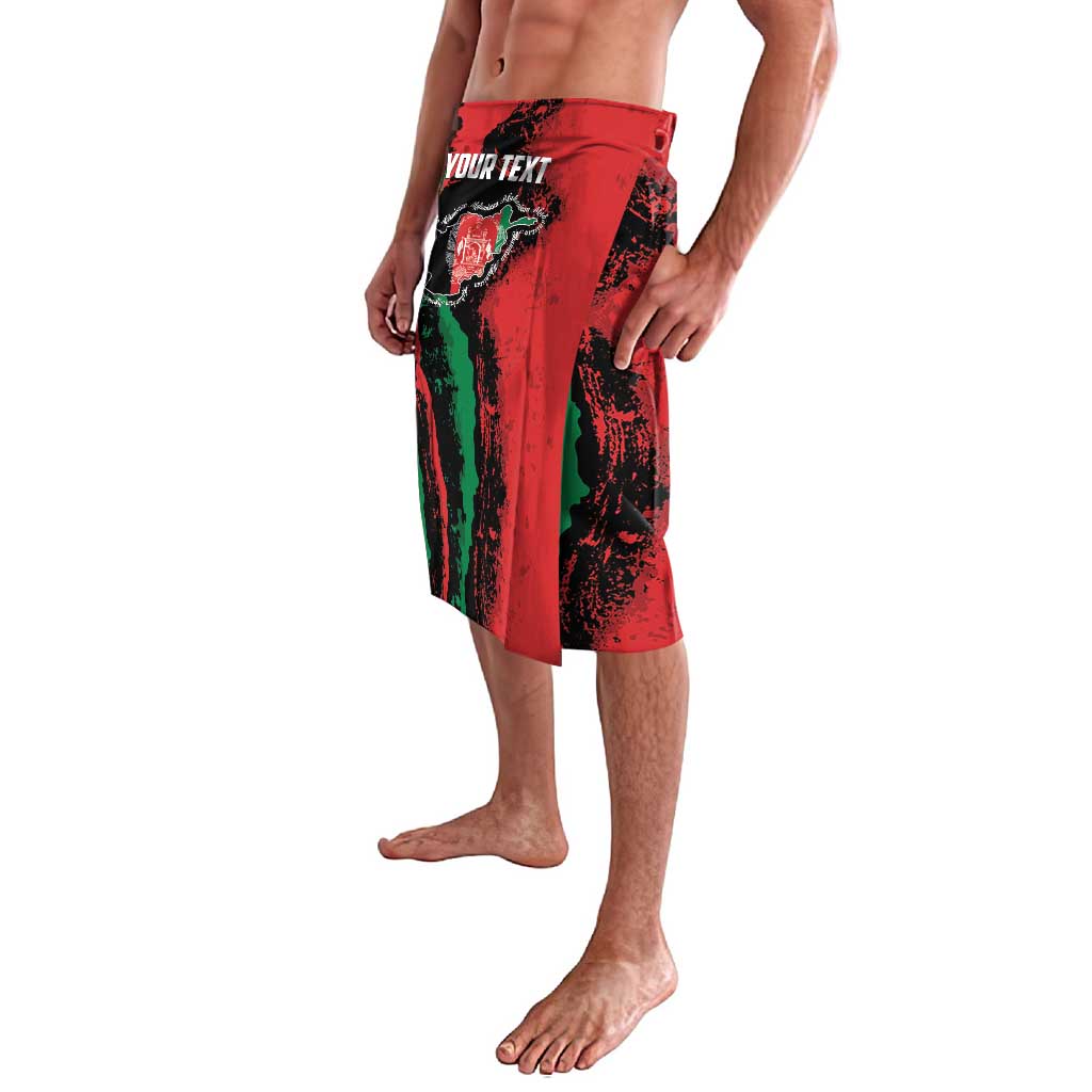 Personalized Afghanistan Lavalava Grunge Style