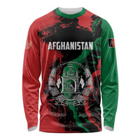 Personalized Afghanistan Long Sleeve Shirt Grunge Style