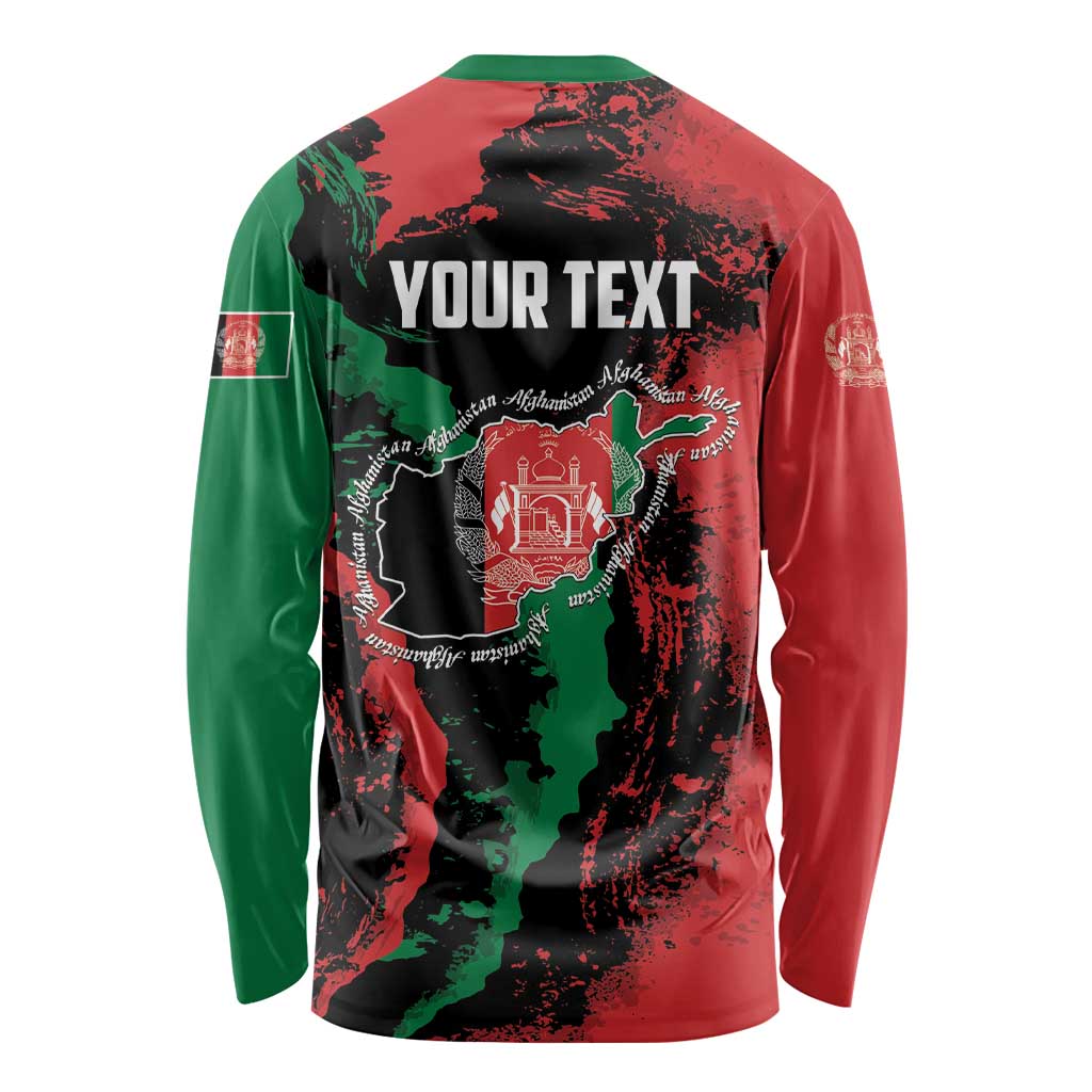 Personalized Afghanistan Long Sleeve Shirt Grunge Style