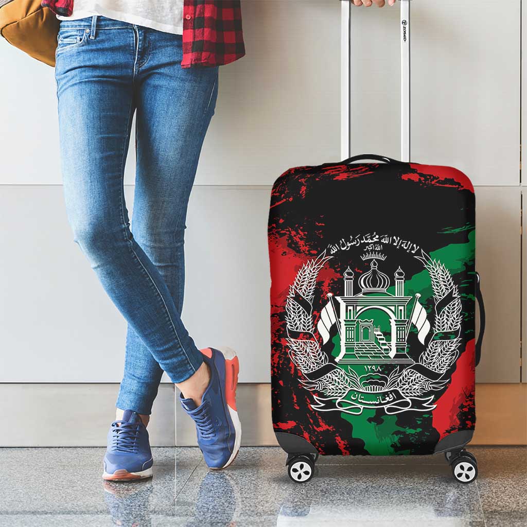 Afghanistan Luggage Cover Grunge Style