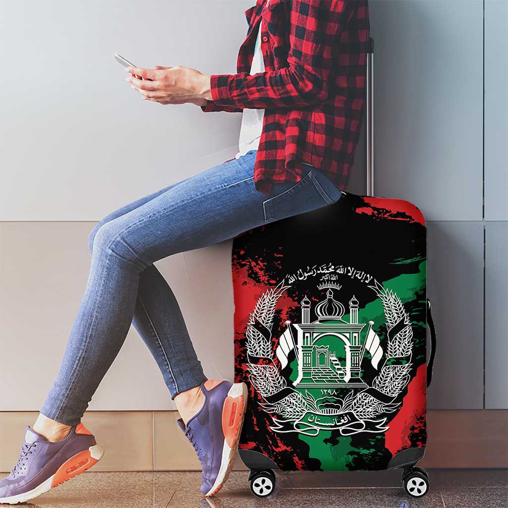 Afghanistan Luggage Cover Grunge Style