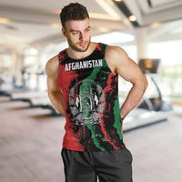 Personalized Afghanistan Men Tank Top Grunge Style