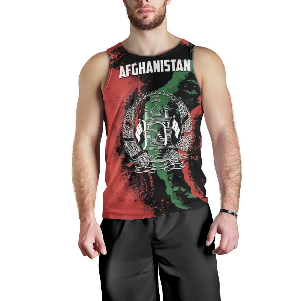 Personalized Afghanistan Men Tank Top Grunge Style