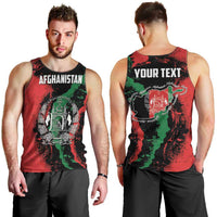 Personalized Afghanistan Men Tank Top Grunge Style