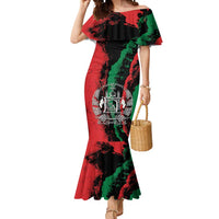 Personalized Afghanistan Mermaid Dress Grunge Style