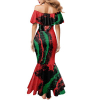 Personalized Afghanistan Mermaid Dress Grunge Style