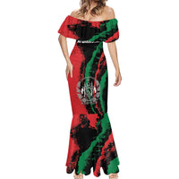 Personalized Afghanistan Mermaid Dress Grunge Style