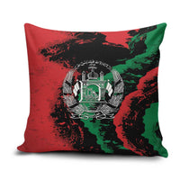 Afghanistan Pillow Cover Grunge Style