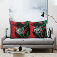 Afghanistan Pillow Cover Grunge Style
